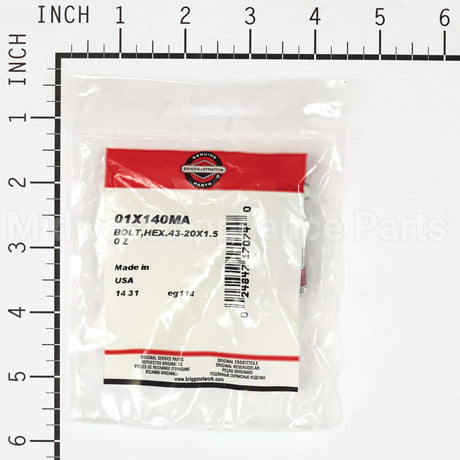 1X140MA Briggs & Stratton Bolthex.43-20X1.50 Z
