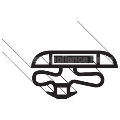 2-14801-0001 Compatible Anthony Gasket, Ref, 29-7/8"X 60-11/16"