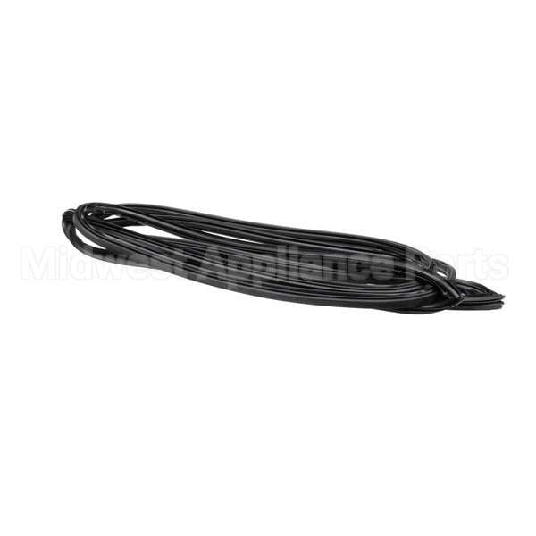 2-627GASKET Compatible Continental Ref Black Glass Door Gasket, 60X21X0.625