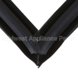 2-744G Continental Refrigeration Gasket, Half Glass Door (23 1/4 X 29) Ha