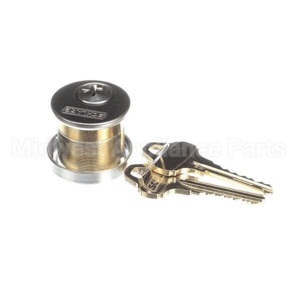 20-001 Compatible Detex Mortisecylinder, 1 1/8" C123 Keyw
