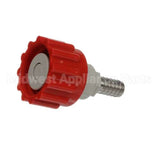20-1104-20 Lancer Bib Connector, Ss 3/8 Barb,Red