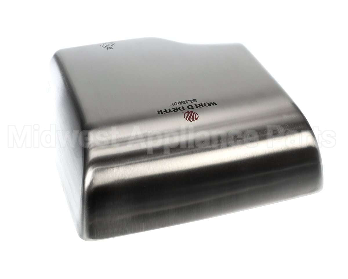 20-L973 World Dryer Slimdri Cover Assembly Ss Brsh Sat