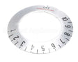20025 Giles Plate, Knob Dial 1-10, Ghm