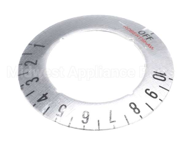 20025 Giles Plate, Knob Dial 1-10, Ghm