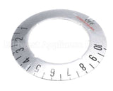 20025 Giles Plate, Knob Dial 1-10, Ghm
