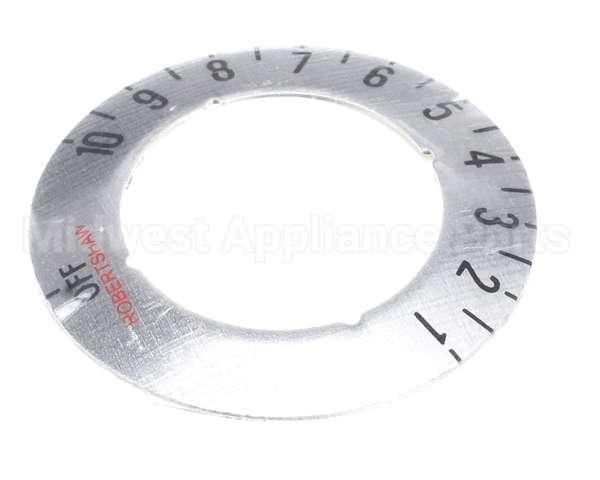20025 Giles Plate, Knob Dial 1-10, Ghm