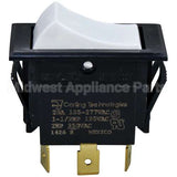 200356000 Compatible Jade Switch, On/Off/On White Rocker