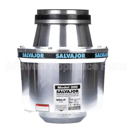 2007 Salvajor Disposer 200 208-230/460V 3Ph