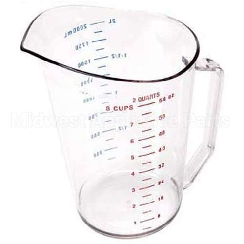 200MCCW-135 Compatible Cambro 2 Qt Measuring Cup-135 Clear