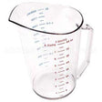 200MCCW135 Compatible Cambro 2 Qt Measuring Cup-135 Clear
