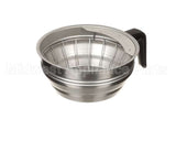 20216.7000 Bunn Funnel Assy,Sst Black Handle(Small)&