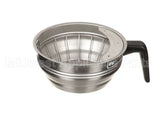 20216.7000 Bunn Funnel Assy,Sst Black Handle(Small)&