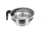 20216.7002 Bunn Funnel Assy,Sst Blk Handle Sm(Tdl-Can)