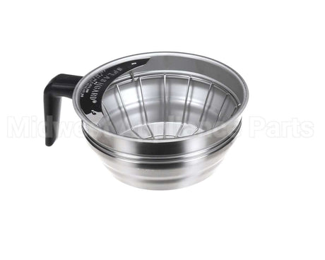 20216.7002 Bunn Funnel Assy,Sst Blk Handle Sm(Tdl-Can)