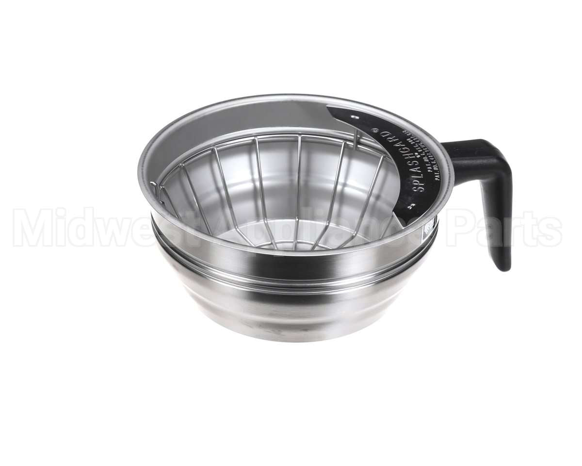 20216.7002 Bunn Funnel Assy,Sst Blk Handle Sm(Tdl-Can)