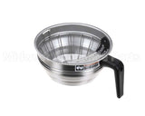 20216.7002 Bunn Funnel Assy,Sst Blk Handle Sm(Tdl-Can)