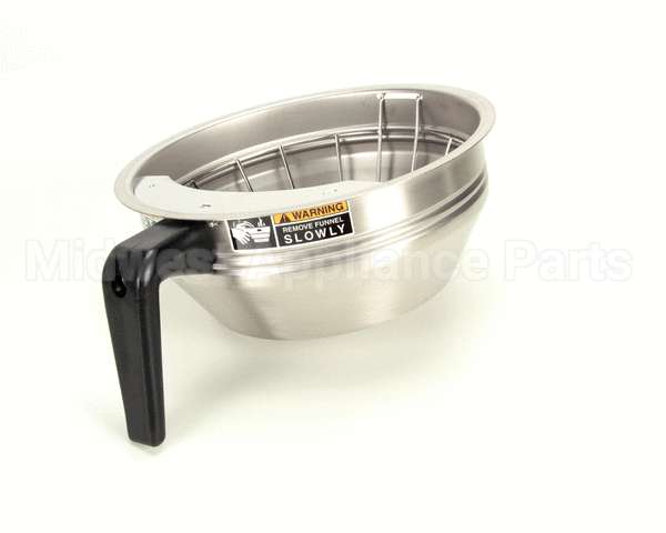 20217.0000 Bunn Funnel Assembly,Sst-Blk Hdl(7.62