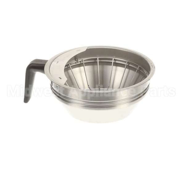 20217.7000 Compatible Bunn Funnel-Assy, Sst Black Handle(Large)