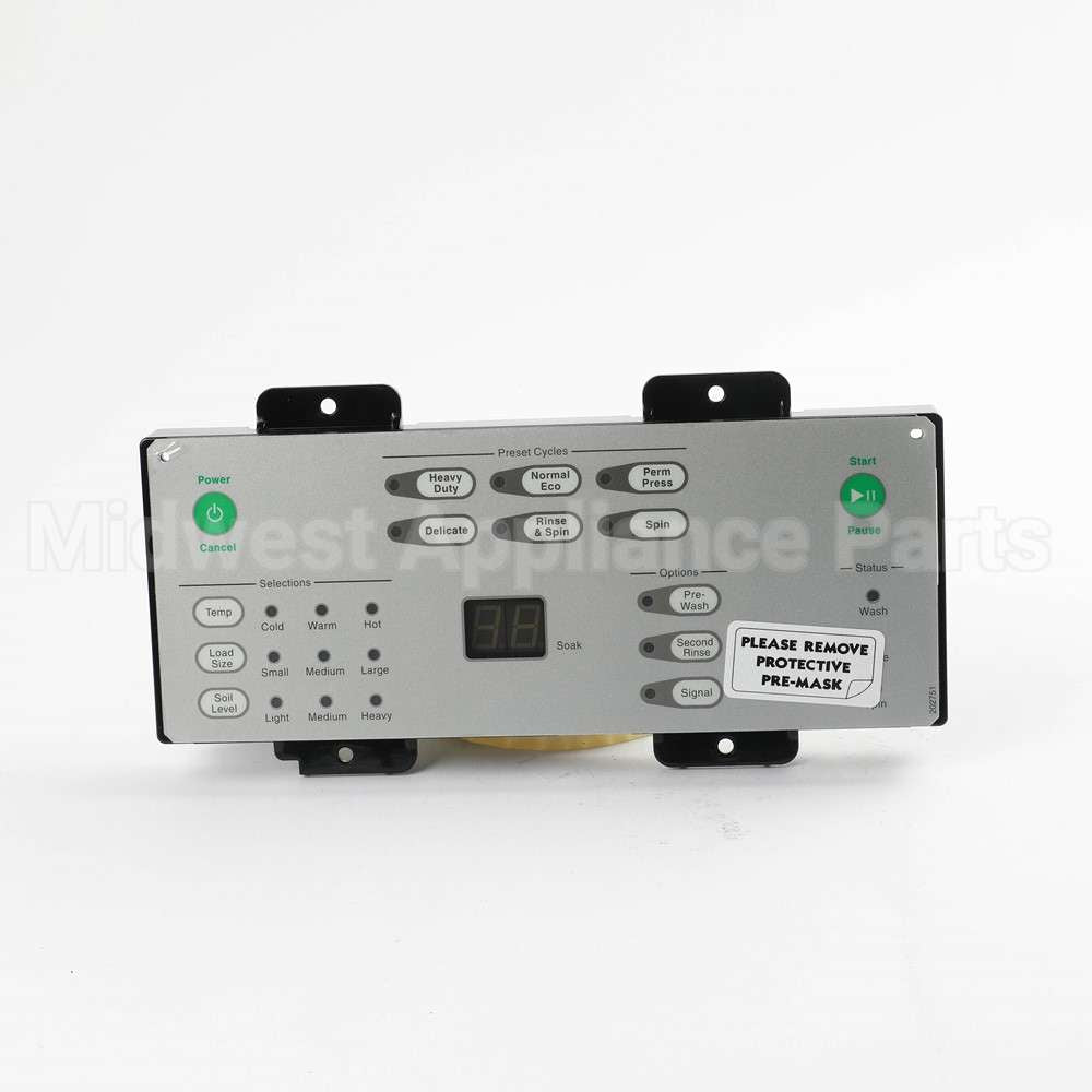 202770P Speed Queen Assy,Cntrl & Ovrly H3 Std Blu 120V