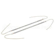 204104 Compatible Belshaw Quartzheater, 208V 900W, 16-1/4", Pk/2