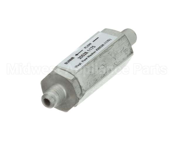 20528.1175 Bunn Flow Control Assembly,Tnd .175Gpm