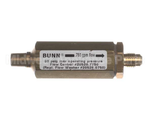 20528.7750 Bunn Flow Control-Assy,Brass.750Gpm