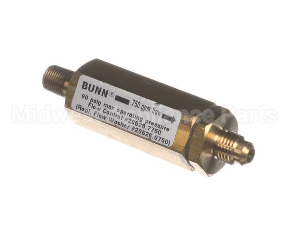 20528.7750 Bunn Flow Control-Assy,Brass.750Gpm