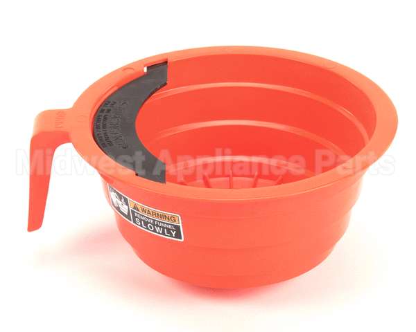 20583.0006 Bunn Funnel W/Decals, Orange