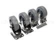 206135 Electrolux Professional Kit4Wheels-2Swivelling W/Brake