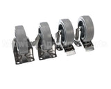 206135 Electrolux Professional Kit4Wheels-2Swivelling W/Brake