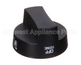 2080 Crown Verity Knob, Black
