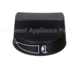2080 Crown Verity Knob, Black