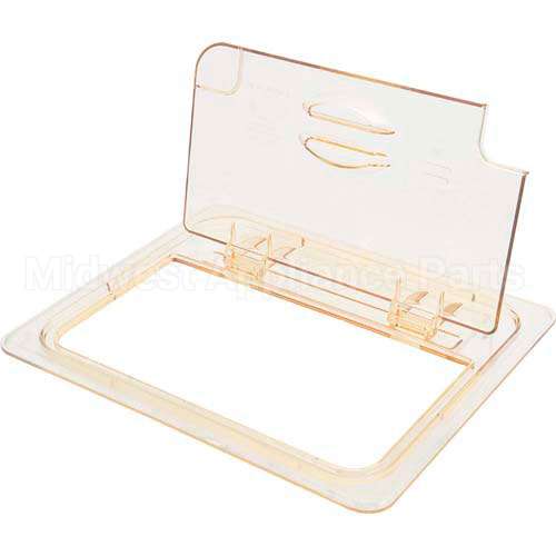 20HPLN-150 Compatible Cambro Lid, H-Pan, 1/2 Sz, Fliplid, Notch