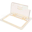 20HPLN(150) Compatible Cambro Lid, H-Pan, 1/2 Sz, Fliplid, Notch