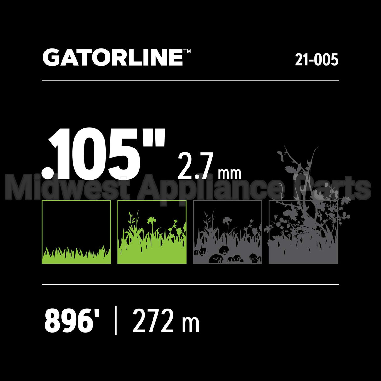 21-005 Oregon Gatorlinesquare .105 5Lb Spoo