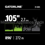 21-005 Oregon Gatorlinesquare .105 5Lb Spoo