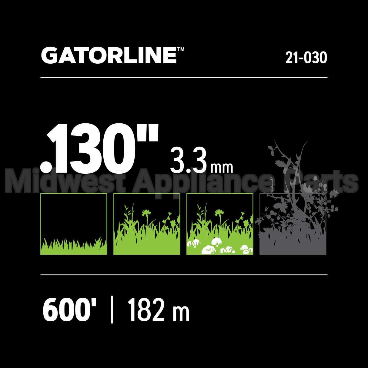 21-030 Oregon Gatorlinesquare .130 5Lb Spoo