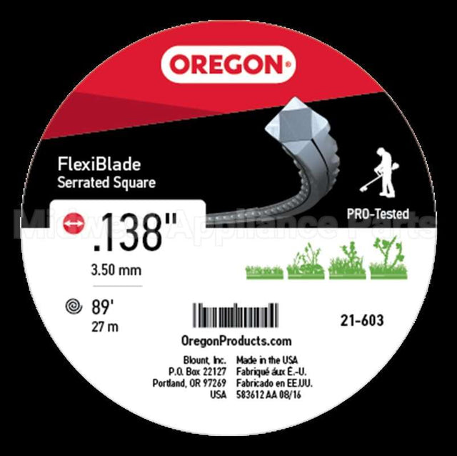 21-603 Oregon Flexibladeserrated .138 X 89F