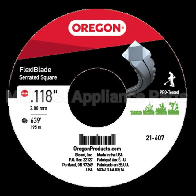 21-607 Oregon Flexibladeserrated .118 X 639
