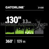 21-830 Oregon Gatorlinesquare .130 3Lb Spoo