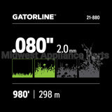 21-880 Oregon Gatorlinesquare .080 3Lb Spoo