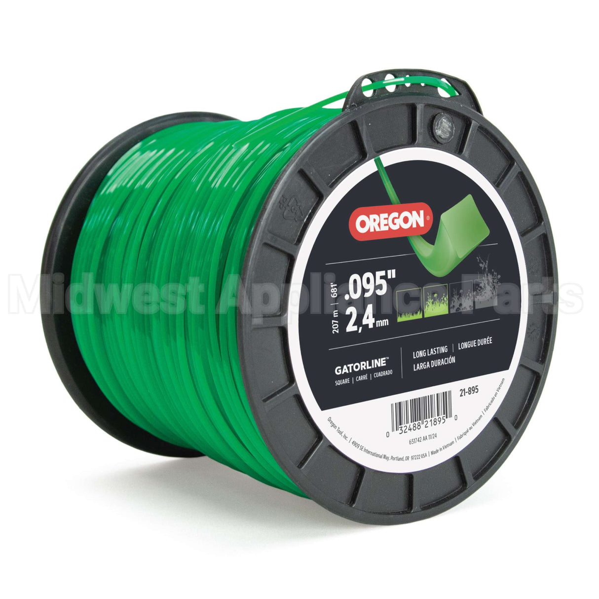 21-895 Oregon Gatorlinesquare .095 3Lb Spoo