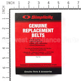2103279SM Briggs & Stratton Belt Jacket  4.000 X