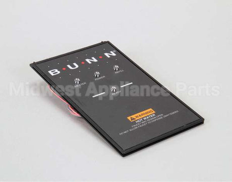 21112.1000 Bunn Panel Assembly, W/Indicator Lamps