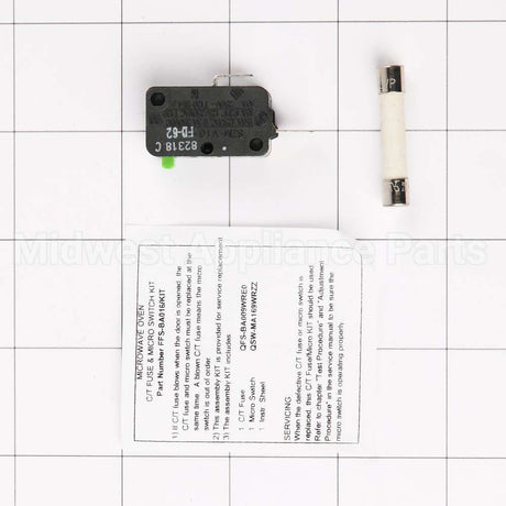 212496 Fisher Paykel Monitor Switch & Fuse Assy