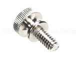 213091 Duke Screw,10-24X3/8 Thumb Nickel Nickel Plat