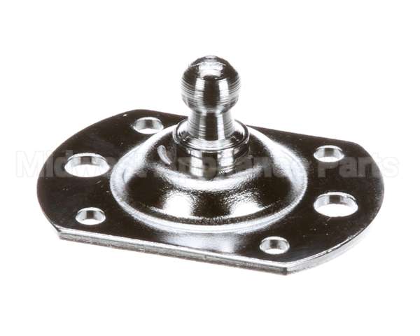 214309 Duke Bracket, Raised W/.39 Dia Ball, Chrome P