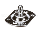 214309 Duke Bracket, Raised W/.39 Dia Ball, Chrome P