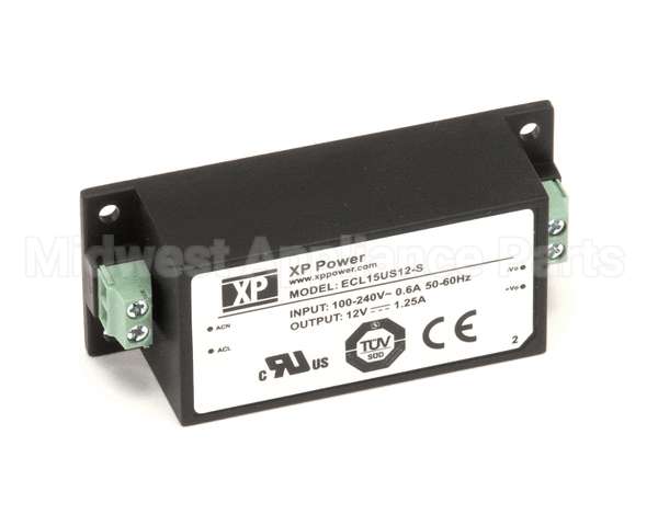 2190162 Delfield Power Supply, 12Vdc Xp Power #
